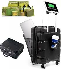 Ensemble de 9 Bagages Multifonctions avec USB et Serrure TSA