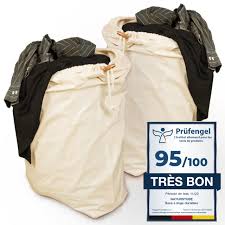 Lot de 2 Sacs à Linge Sale Naturstube® - 67 x 87 cm