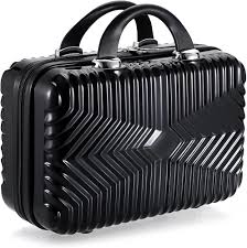 Mallette de Maquillage Rigide Tolida - Mini Valise Noir