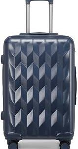 Valise Rigide Trolley Femme 24'' Bleue