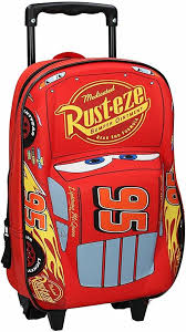 Sac à Dos 3D Cars 3 Garçon - 31 cm Rouge