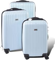 Ensemble de Valises Penn - Lot de 2 Bleu Pastel