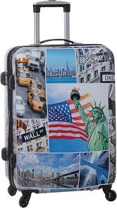 Valise Rigide 70 cm Polycarbonate 4 Roues - New York