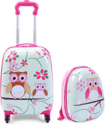 Valise Enfant 16" et Sac à Dos 12" RELAX4LIFE en ABS