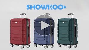 Ensemble de Valises Rigides Extensibles SHOWKOO en ABS+PC