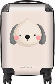 Valise Enfant 44cm - Chien Mignon à 4 Roulettes