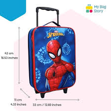Valise Enfant Spiderman - Bleu