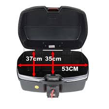 Valise Moto Top Case avec Avertissement