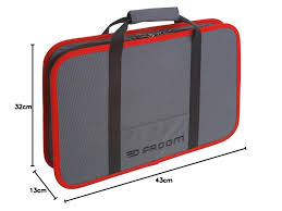 Valise Souple Facom-BS.12 Gris/Rouge