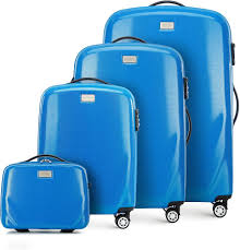 Ensemble de 4 Valises Rigides Ultra Légères WITTCHEN en Polycarbonate