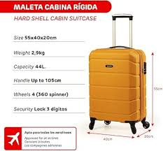 SULEMA Valise Cabine 55x40x20 cm - Compatible Ryanair