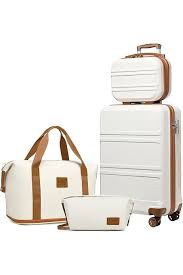 Set de Valises Rigides 5pcs avec 4 Roues et Serrure TSA