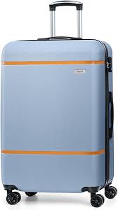Valise AnyZip XL Azur - Légère et Rigide avec Roulettes TSA