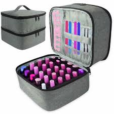 Étui Professionnel pour Vernis à Ongles - Rangement Double Couche