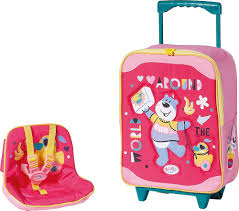 Valise de Vacances BABY born avec Siège Poupée - 3 ans et +