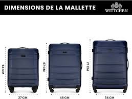 Ensemble de 3 Valises à Roulettes WITTCHEN