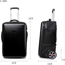 Valise Cabine 2 en 1 avec Sac À Dos à Roulettes
