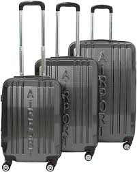 Lot de 3 Valises de Luxe Airport Trolley TSA